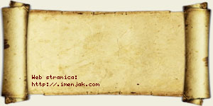 Jovana Kujović vizit kartica